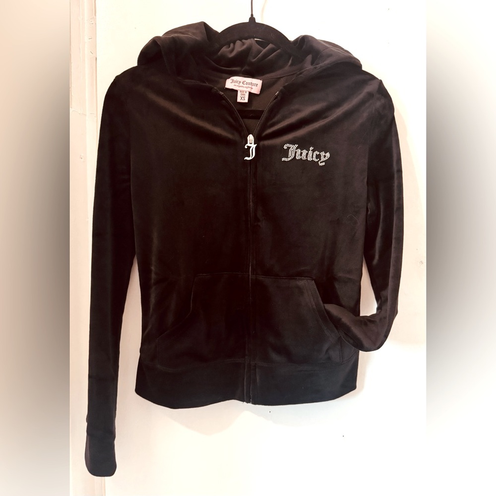 Juicy Couture Black Hoodie Jacket